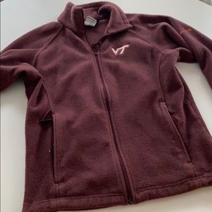 Columbia Virginia Tech VT Hokies Fleece Jacket